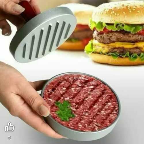 اشترِ الآن مكبس برجر ستانلس لعمل جميع انواع البرجر الاعلي تقييما